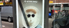 Thumbnail image for G-Star RAW Eyewear at Dutch bus shelters