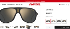 Thumbnail image for Safilo lanceert Carrera webshop in de Verenigde Staten