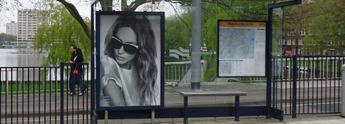 Post image for Esprit exposes in Dutch bus shelters