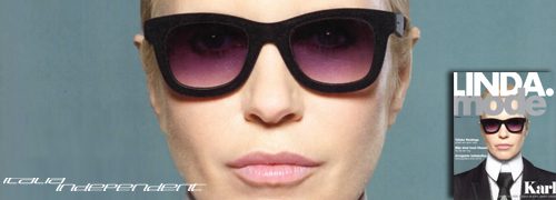 Post image for LINDA. cover with Italia Independent sunglasses