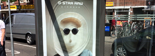 Post image for G-Star RAW Eyewear op de bushokjes