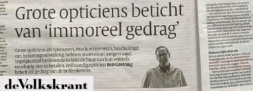 Post image for Groot interview met Ton Greving in de Volkskrant