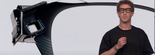 Post image for Mark Zuckerberg stuntelt met life demo van de Meta smartglasses