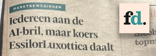 Post image for Worden techbedrijven concurrenten van brillenmakers?