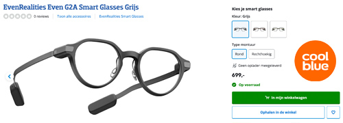 Post image for Even Realities nu ook bij Cool Blue te koop
