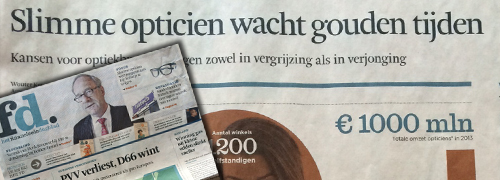 Post image for Financieel Dagblad ziet kansen voor opticiens